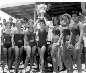 Junho de 1961 - Participantes do sky aquático